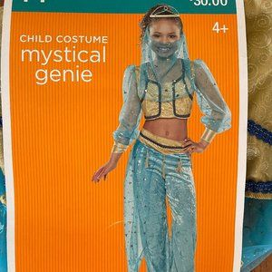 Mystical Genie Costume for Girls Halloween or Role Play - Girls Medium (NWT)